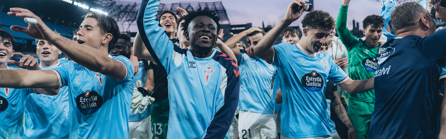 Bernard Somuah, delantero del Celta Fortuna