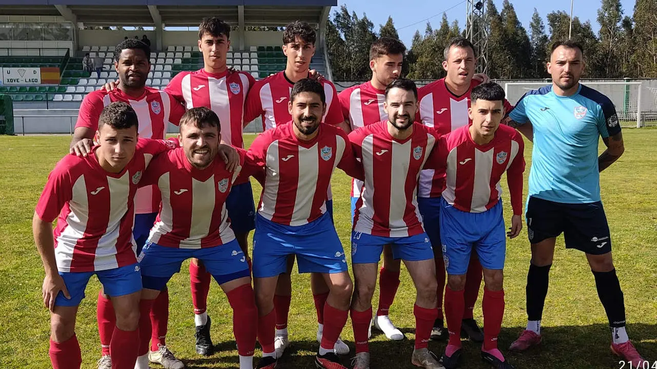 Jugadores del CD Foz, participante en el Grupo 3 de Primera Futgal