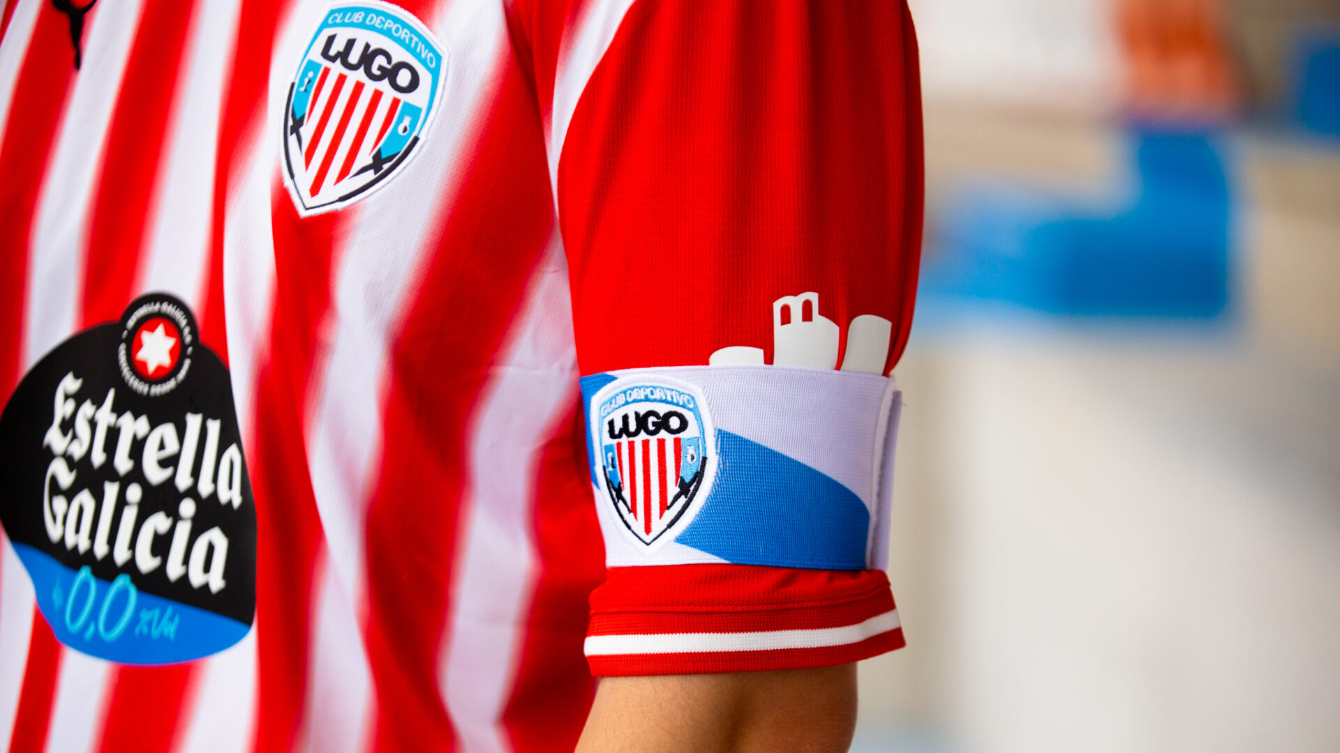 Brazalete de capitán del CD Lugo para la temporada 2026/27