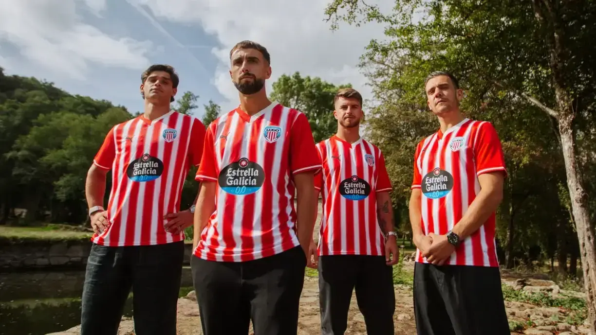 Nueva primera equipación del CD Lugo para la temporada 2026/27