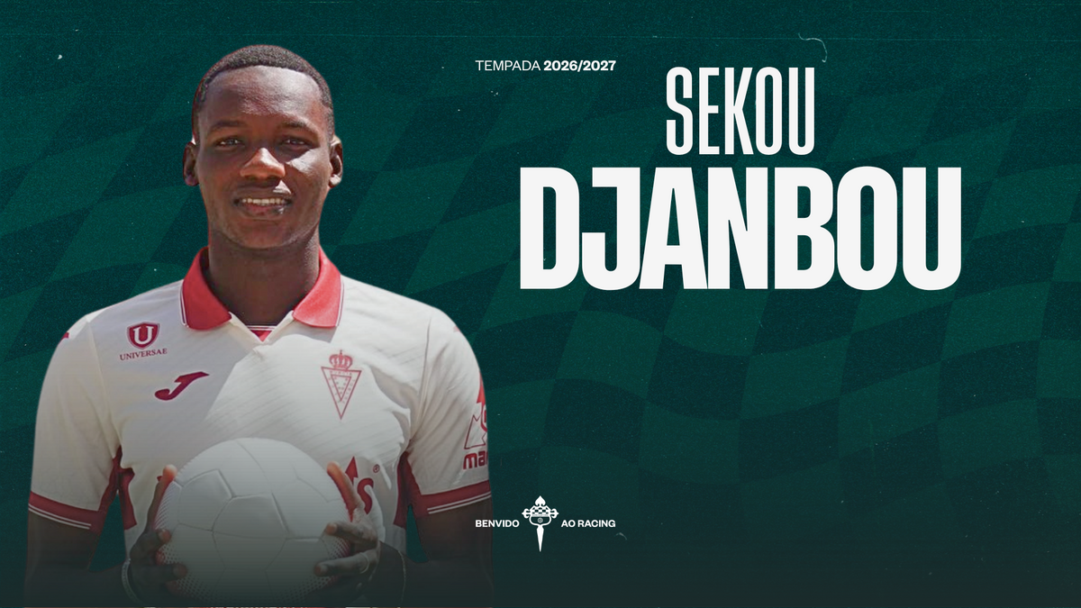 Sekou Djanbou, nuevo centrocampista del Racing Club Ferrol