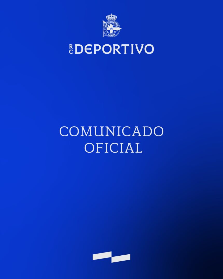 Comunicado del RC Deportivo sobre insultos y presiones dirigidos a sus jugadores