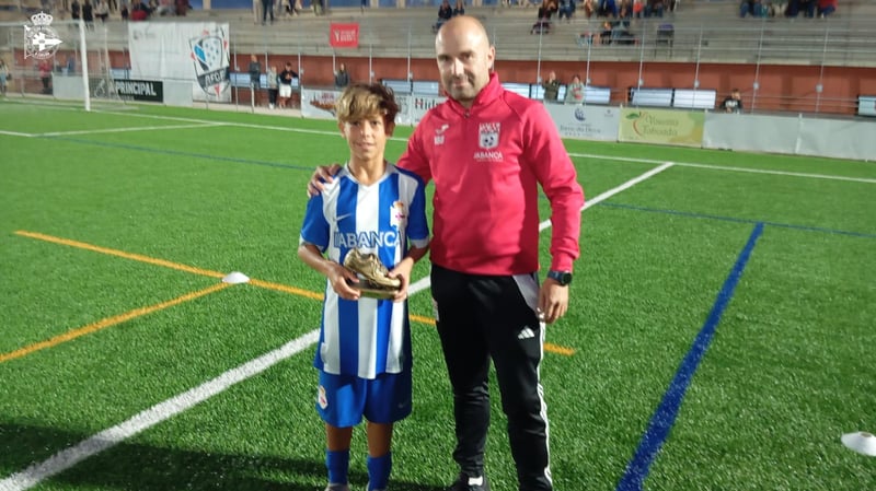 Hugo Álvarez, canterano del Deportivo y mejor jugador de la EF Lalín Cup 2026