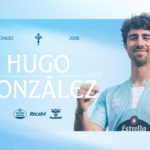 Hugo González, jugador del Celta, antes de regresar a Mestalla
