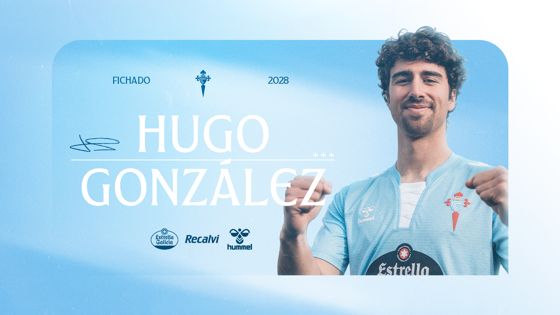 Hugo González, jugador del Celta, antes de regresar a Mestalla