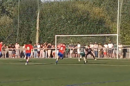 Acción del Racing de Ferrol y el Bergantiños durante la pretemporada 2026/27