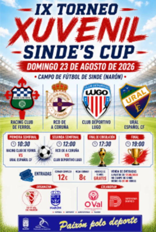 La Sinde’s Cup celebra una década convertida desde sus inicios en una cita referente de la cantera gallega