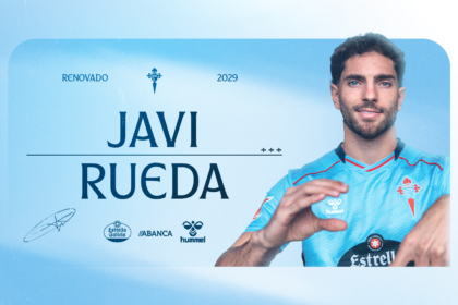 Javi Rueda, jugador del Celta, protagonista de una oferta rechazada por el club en el mercado de verano de 2026
