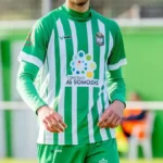 Javi Sanmartín con la camiseta de la UD Somozas antes de iniciar su nueva etapa en Estados Unidos