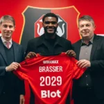 Lilian Brassier, central del Stade Rennais y opción para reforzar al Deportivo