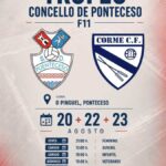 Cartel del Trofeo Concello de Ponteceso 2026 entre Puenteceso SD y Corme CF