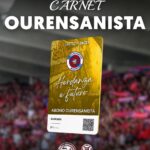 Cartel de la UD Ourense para el debut ante la SD Ponferradina en Primera Federación