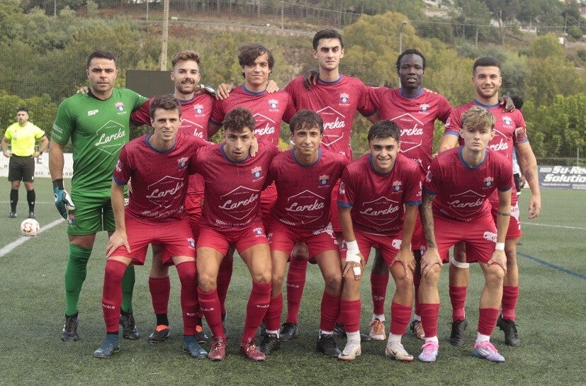 Equipo del Umia CF, participante en el Grupo 5 de Primera Futgal