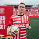 Viktor Tsygankov con la camiseta del Girona FC