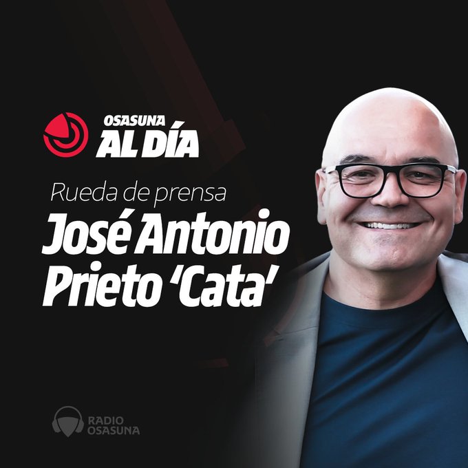 José Antonio Prieto 'Cata' durante su etapa en Osasuna