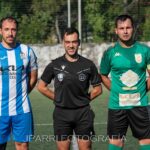Acción del derbi entre UD Corcubión y SD Fisterra en Segunda Futgal A Costa