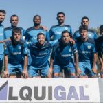 Once titular del Atlético Arteixo antes del partido ante el Estradense en Ponte dos Brozos