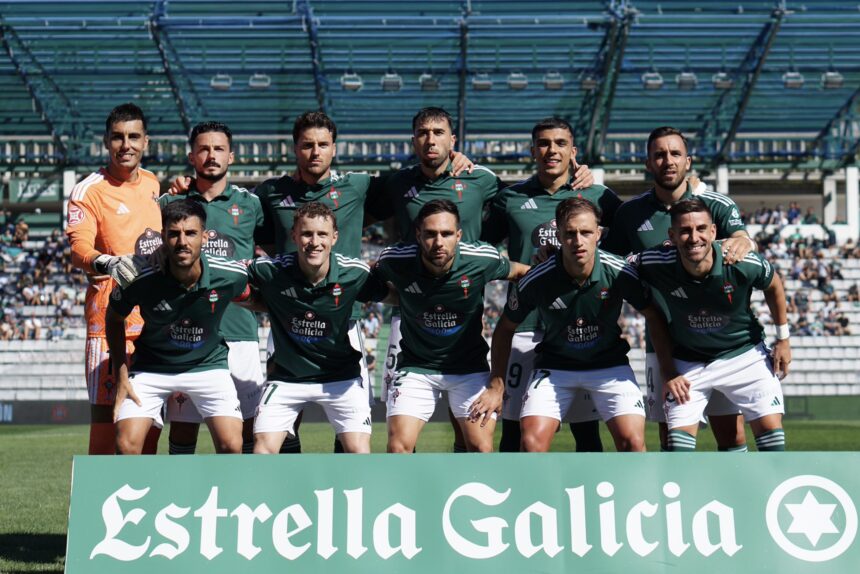 Acción del Racing Club Ferrol en A Malata antes del derbi ante el CD Lugo