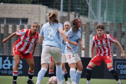 As Celtas ante el Sporting de Gijón en A Madroa