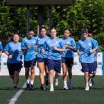 Jugadoras de la EFF Rosalía durante la pretemporada 2026/27