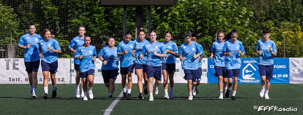 Jugadoras de la EFF Rosalía durante la pretemporada 2026/27