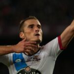 Álex Bergantiños con la camiseta del Deportivo