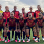 Antía Veiga, canterana del Deportivo, con la selección española sub-17