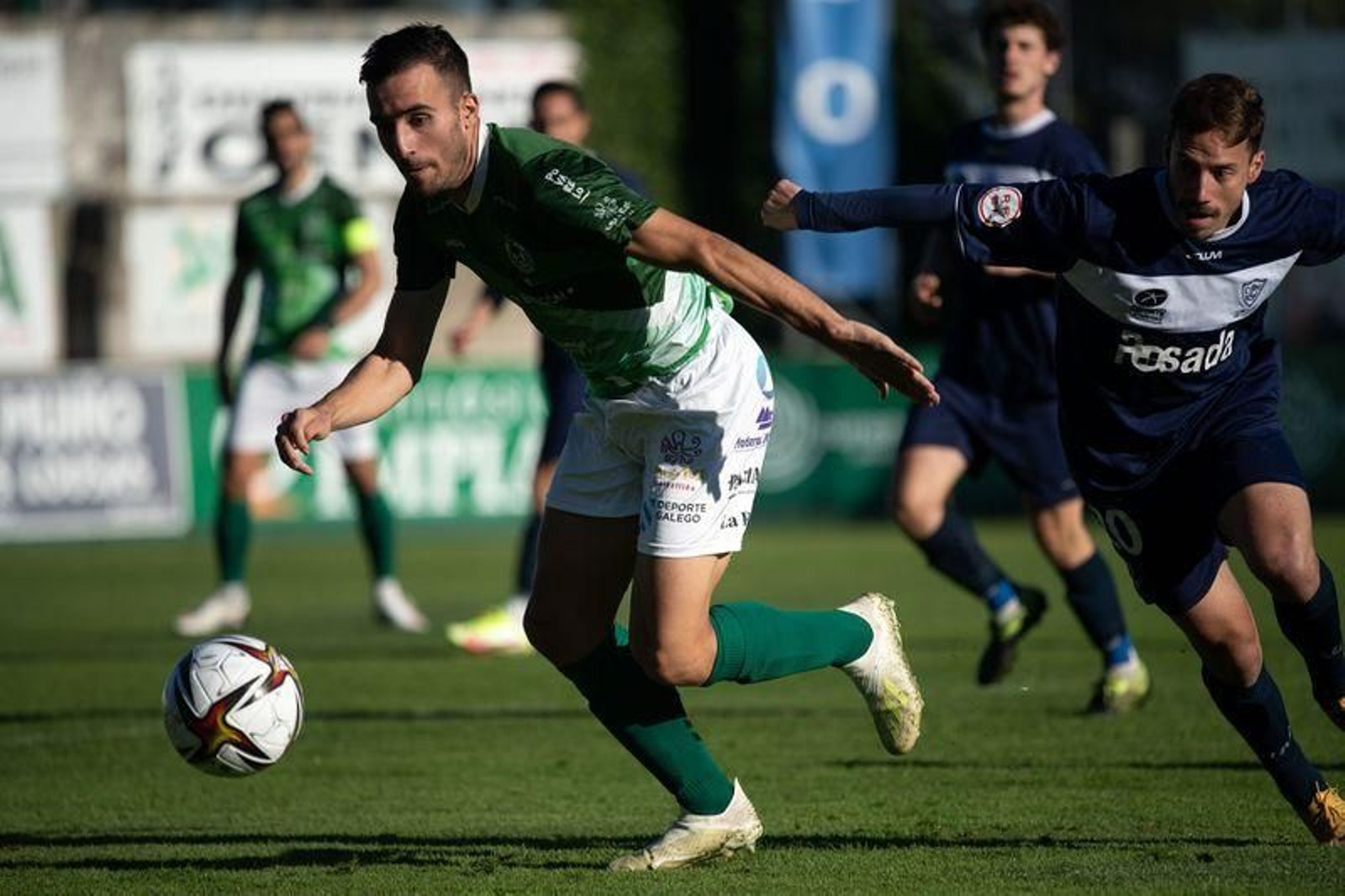 CD Arenteiro durante un partido en Espiñedo
