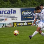 Jugadores del CD Boiro antes de un partido