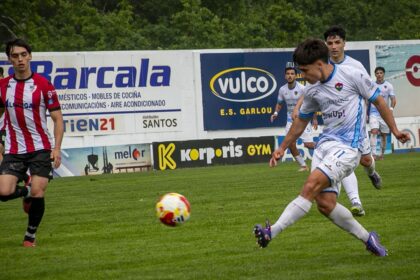 Jugadores del CD Boiro antes de un partido