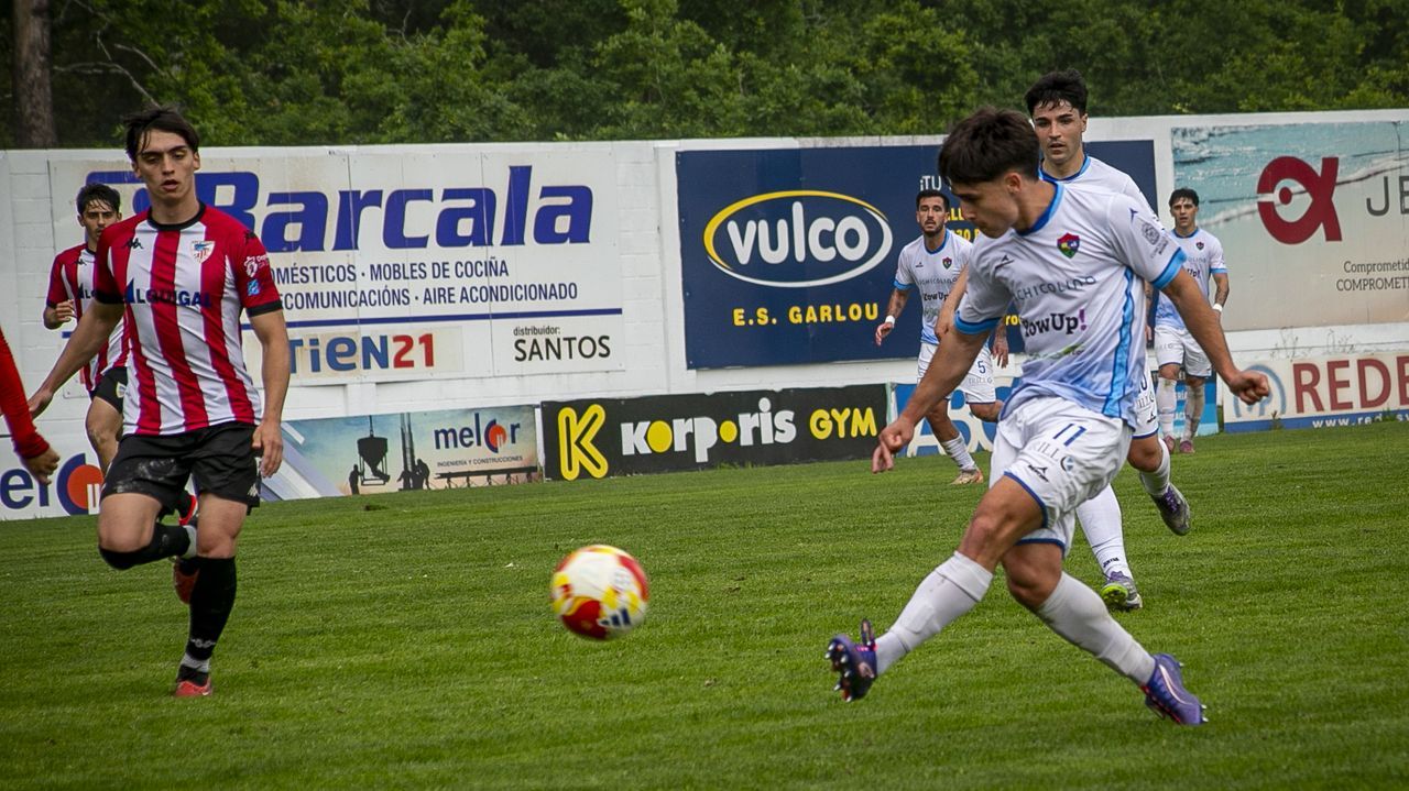 Jugadores del CD Boiro antes de un partido