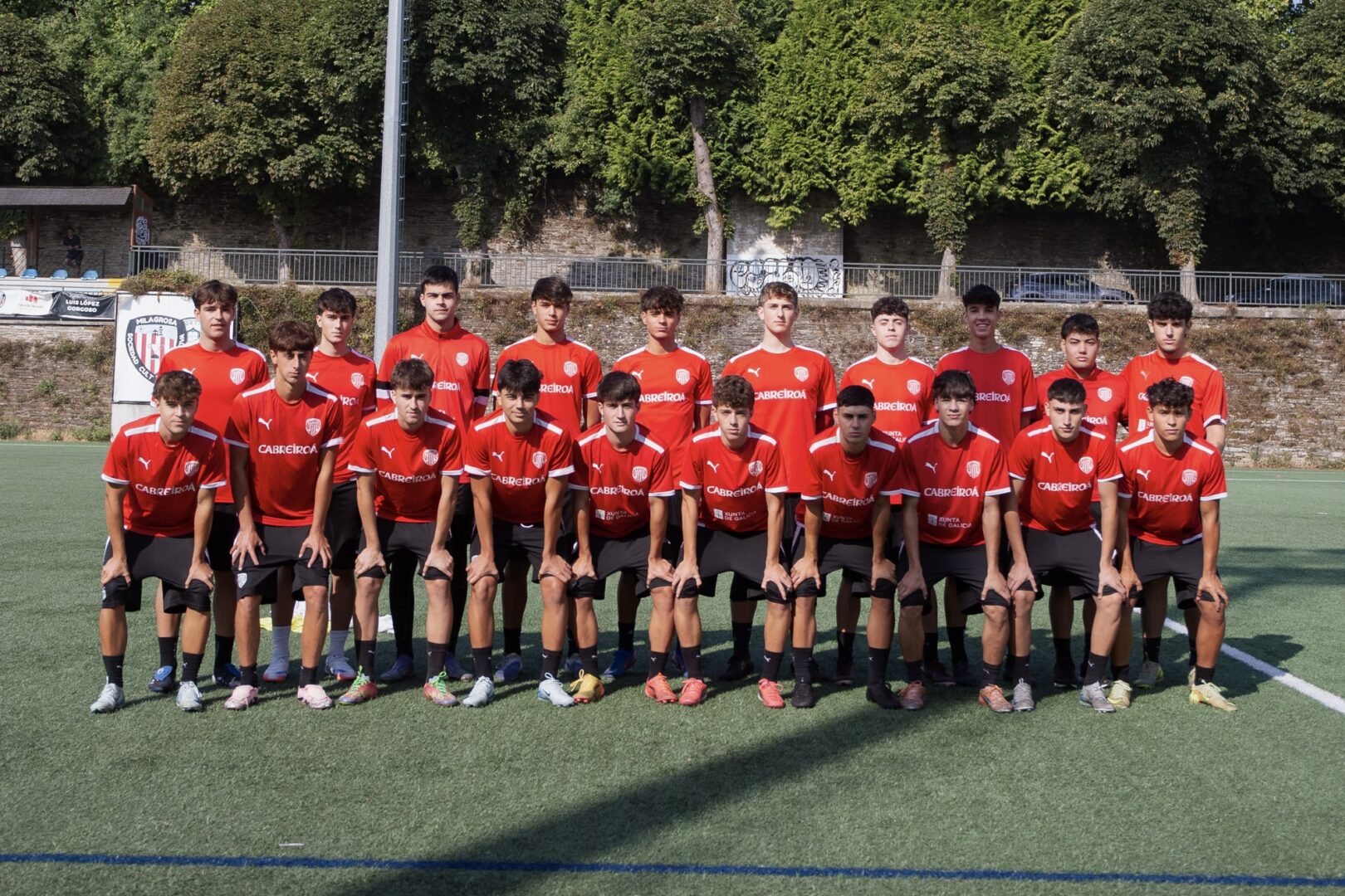 Juvenil de División de Honor del CD Lugo durante la pretemporada 2026/27