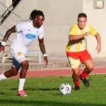 Yanike, del Club Lemos, durante el partido ante el Alertanavia de la jornada 2 de Preferente Futgal 2026/27