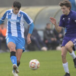 David Fernández, nuevo jugador del CD Boiro, en su etapa en el Deportivo juvenil