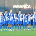 Jugadores del Deportivo durante un entrenamiento en el Dépor Training Center