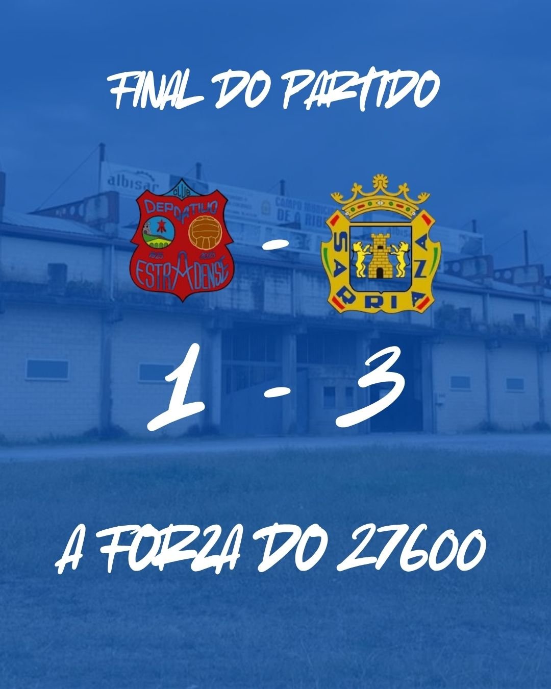 Jugadores de la SD Sarriana durante el partido ante el CD Estradense en A Estrada