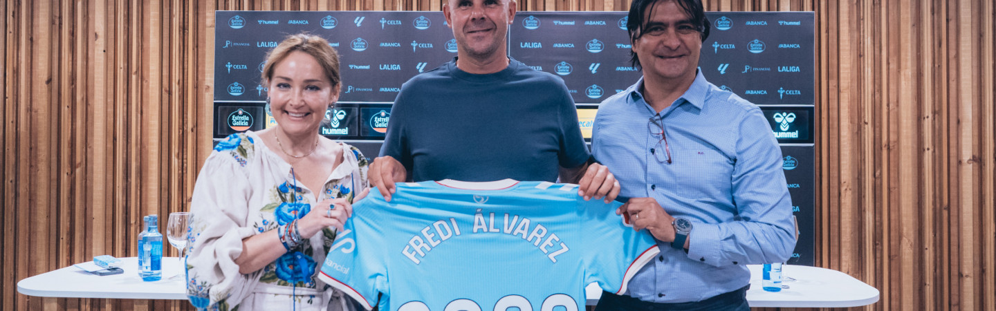 Fredi Álvarez, entrenador del Celta Fortuna