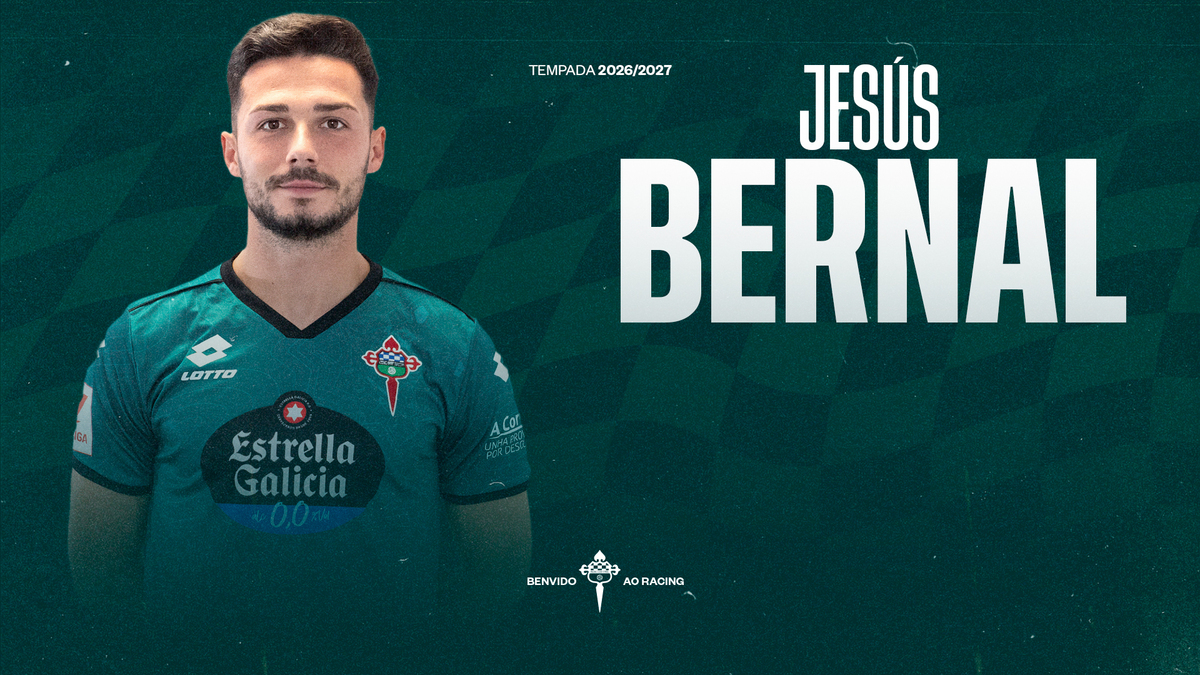 Jesús Bernal, futbolista del Racing Club Ferrol
