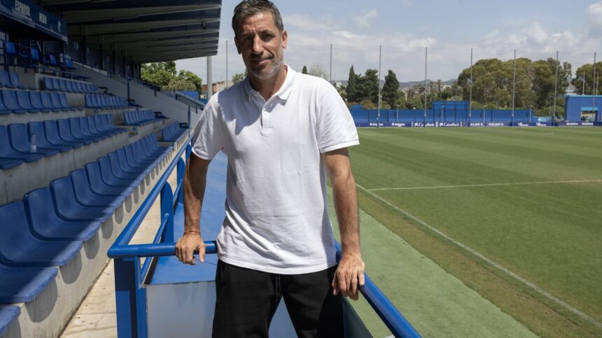 Joan Capdevila durante su visita a A Coruña como embajador de LALIGA