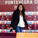 Lupe Murillo comparece ante los medios en el estadio de Pasarón