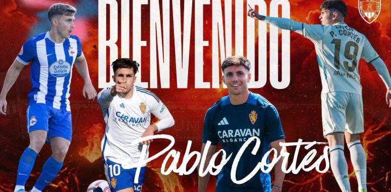 Pablo Cortés, nuevo jugador del CD Numancia tras dejar el Deportivo Fabril