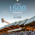 Campaña de abonados de la SD Compostela al alcanzar los 1.500 socios antes del debut liguero de la temporada 2026/27