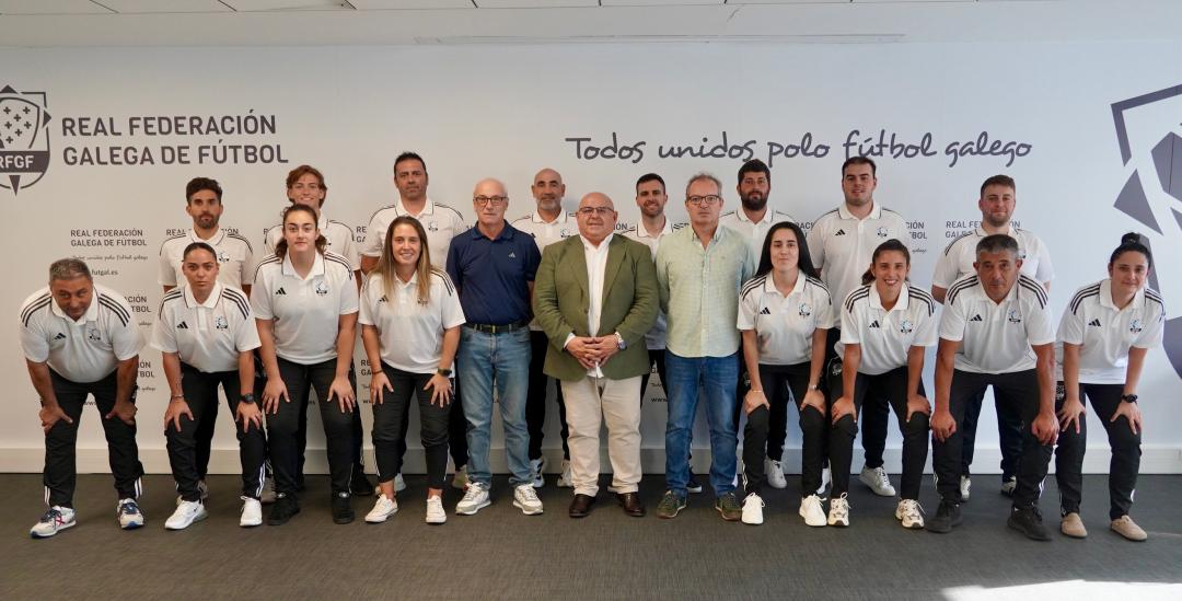 Cuerpos técnicos de las Selecciones Gallegas de fútbol para la temporada 2026/27