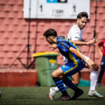 David Rojo y Rubén Casás durante el Silva-Céltiga de la primera jornada de Tercera Federación 2026/27