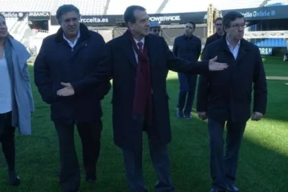 Abel Caballero, alcalde de Vigo, en el estadio de Balaídos durante un concierto. Foto: Concello de Vigo