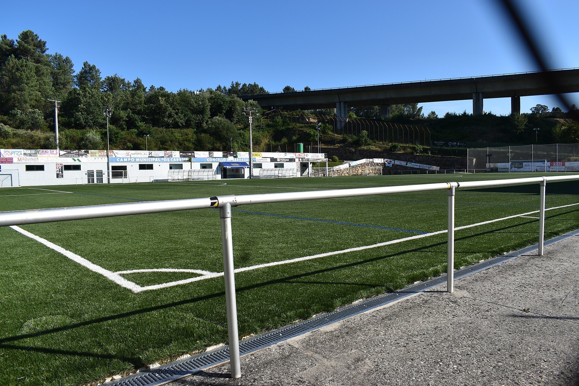 Campo dos Carrís de Barbadás, donde la UD Barbadás se impuso 4-3 al Villalonga