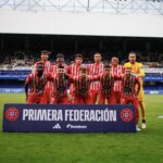 Once del CD Lugo antes del partido ante el Real Avilés en el Román Suárez Puerta