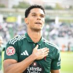 Etienne Eto'o durante el Racing de Ferrol-Pontevedra en A Malata