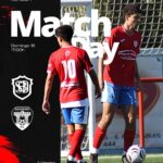 Cartel del Burela-Sigüeiro de la jornada 7 de Preferente Futgal, con dos jugadores del Sigüeiro
