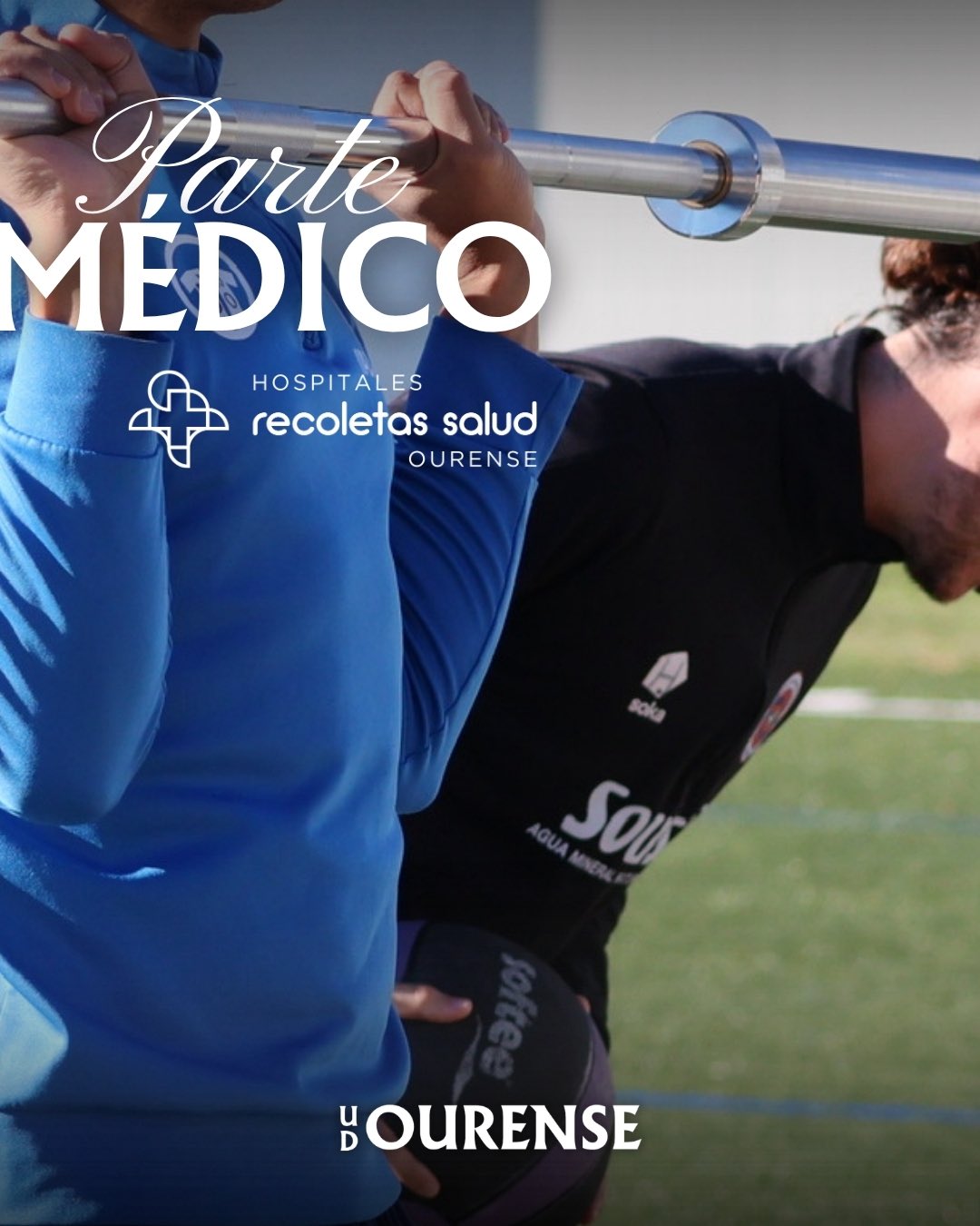 Parte médico de la UD Ourense: bajas de Cristian Carro, Rufo y Viti
